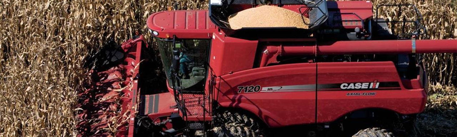 2019 Case IH 4406H working in a corn field